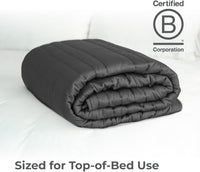 Cariloha - Stripe Stitch Quilt - Viscose - Queen - Black Sand