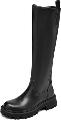 Bottes hautes à plateforme