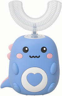 Brosse à dents électrique ultrasonique 360° en forme de U pour enfants