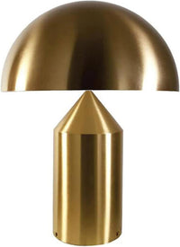 Lampe champignon doré Design en Métal avec Protection des Yeux LED