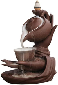 Brûleur d'encens "Buddha" - à effet cascade