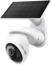 Tapo C660 Kit Caméra de Surveillance extérieure avec Panneau Solaire 4K 8MP