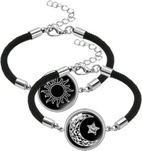 Bracelets de Couple lumineux romantique soleil lune pour femmes et hommes