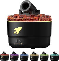 Diffuseur d'aromathérapie et humidificateur Volcanic Crack Light Cannons avec fonction minuterie