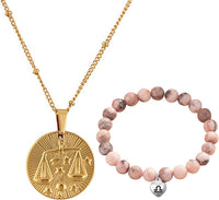 Collier pendentif constellation du zodiaque