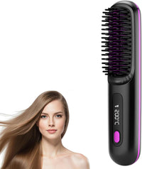 Lisseur sans fil pour cheveux bouclés ou lisse