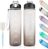Gourde Sport 1L -Bouteille d'eau, étanche et sans BPA Bouteille d'eau de sport pour le fitness, la gym et les sports de plein air