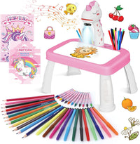 table de dessin avec projecteur pour enfant