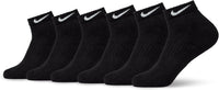Nike Unisex Adult Everyday Cushioned Training Low Socks (6-Pack) | Mens and Womens