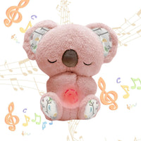 Peluche koala apaisante avec mouvement et lumière