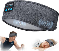 Écouteurs sans fil Bluetooth Fone, casque élastique, masque pour les yeux de musique, bande de sauna de sommeil de sport