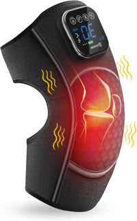 Kabelloser Beheizter Knieschoner, Beheizte Kniebandage mit Touchscreen-Steuerung,