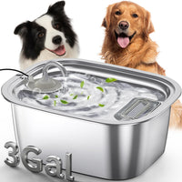 3 Gal Stainless Steel Dog Water