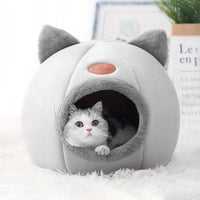 Panier cocoon pour chat : Maison douce, chaude et lavable