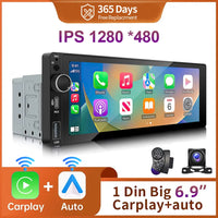 Écran CarPlay Android™ 6.9" — Sans Fil & Filaire | Bluetooth MP5 HD | Le Cerveau Intelligent de Votre Voiture 🚀