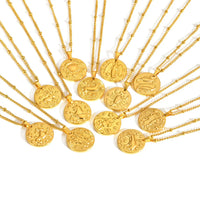 Collier pendentif constellation du zodiaque