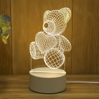Veilleuse ours 3D