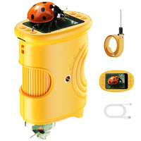 Microscope de poche 1000X pour enfants, avec écran 4K 2.0 pouces, numérique, Rechargeable, Portable, jouet scientifique, tige, cadeau éducatif