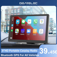CarPlay Universel Portable – Écran Bluetooth Sans Fil pour Voiture | Android Auto & Apple CarPlay HD