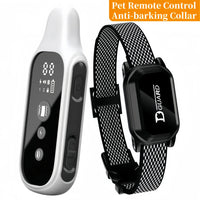 Collier de dressage numérique pour chien, 800m, étanche, Rechargeable, télécommande, pour animaux de compagnie, avec écran LCD, pour toutes les tailles, son de Vibration et de choc