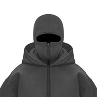 Sweat a capuche avec fermeture visage
