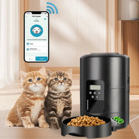 2L APP contrôle automatique mangeoire pour animaux de compagnie bouton Version automatique distributeur de nourriture pour chat contrôle intelligent mangeoire pour animaux de compagnie pour chats chien bol de nourriture sèche