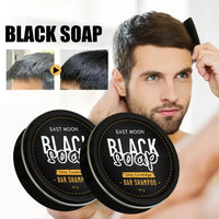 Polygonum Multiflorum Black Hair Soap Darkening Shampoo Bar Repair Gray White Color Dye Face Hair Body Shampoo For Man Women