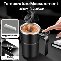 380ML Mini Electric Coffee Self Mixing Mug IP67 Waterproof Food Safe Coffee Mug USB Rechargeable Automatic Magnetic Cup for Tea