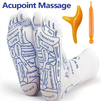 Chaussettes Réflexologie avec Outil de Massage