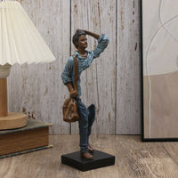 Sculpture Le voyageur