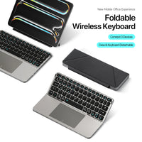 Touch Nova | Clavier sans fil pliable avec pavé tactile