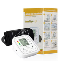 Tensiomètre automatique pour le haut du bras, sphygmomanomètre BP, tonomcirculation pour mesurer la pression artérielle