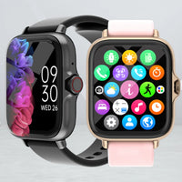 Montre Intelligente Premium – Compatible iPhone & Android | Suivi Santé, Notifications & Élégance au Poignet