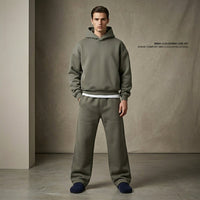 Heavyweight Double-Layer Hoodie Set