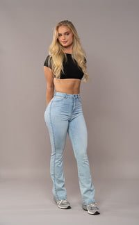 flared jeans